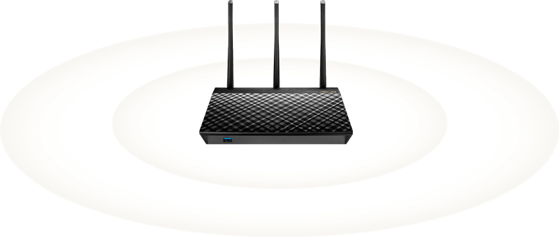 ASUS RT-AC1900U provides incredible performance and coverage range for you, make you build your customized home network easily! 
