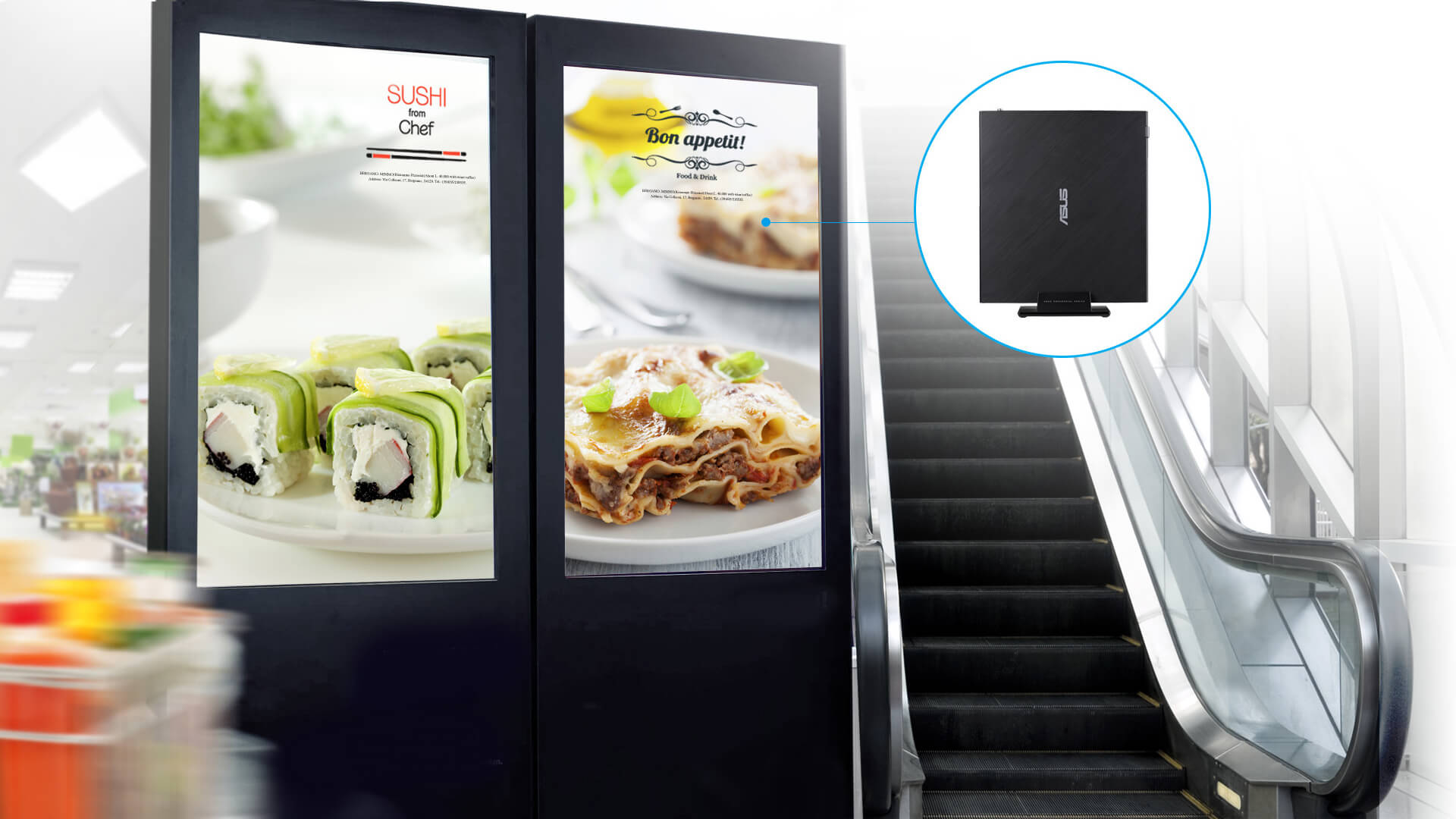 ASUSPRO E520-Business mini PC-Digital signage