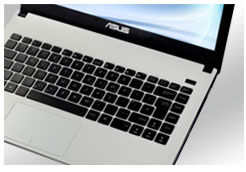 Ergonomically-designed chiclet keyboard