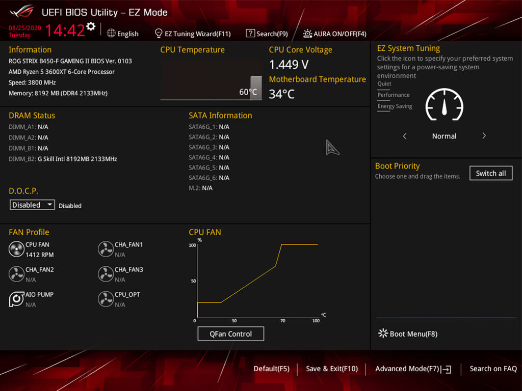 UI of EZ mode